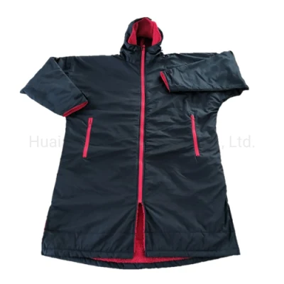 Custom Manufacturer Winter Beach Surf Swim Changing Robe Waterproof Poncho Long Sleeve