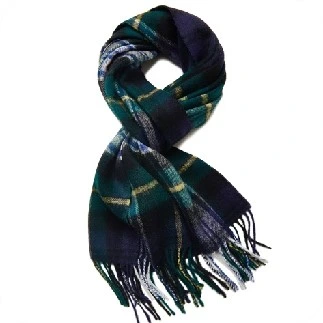 Classic Scotch 100% Pure Cashmere Wool Rws Scottish Plaid Scarve Unisex Scarf