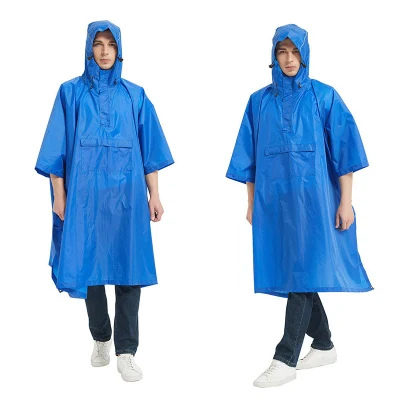 Factory Wholesale Hood Emergency Rain Fit Men Women Waterproof Breathable Poncho