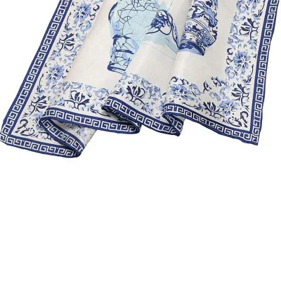 Custom Printing Designer Styles Bandana 70 Cotton 30 Silk Scarves