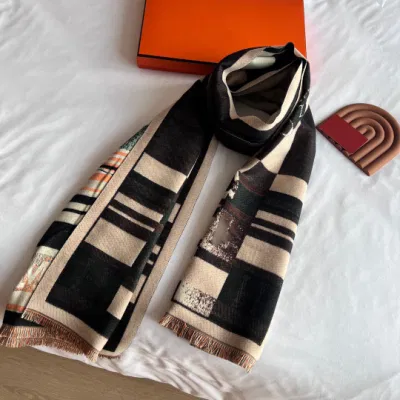 Cashew Gradient Scarf Fashion Pashmina Shawl Wholesale OEM ODM Fashion Designer Women Luxury Scarves Shawl Scarves
