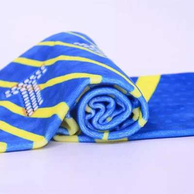 Wholesale Cheap Knitted Winter Warm Acrylic Soccer Football Team Fans Scarf