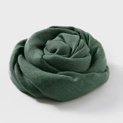 64 Colors Silk Thin Cotton Lightweight Shawl Long Women Hair Warp Scarf