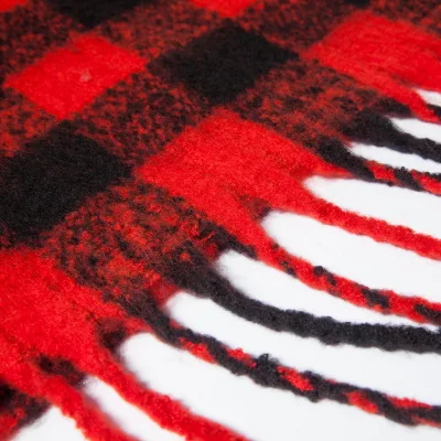 Wholesale Thick Plaid Poncho Wrap Shawl for Women