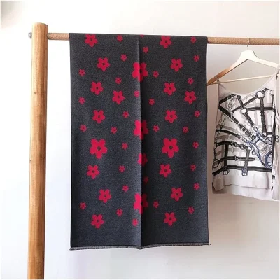 Wool Scarf Female Winter Korean Version of Wild Mother Cashmere Shawl