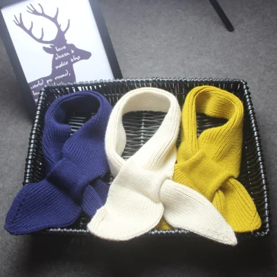 Scarf for Women, Simple Fashion Winter Thick Warm knitted Cotton Scarves