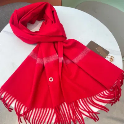 Head Scarf Merino Wool Wholesale Designer Ladies Scarves Women Shawl Soft Embroidery Letter of Designer Lp Scarfs