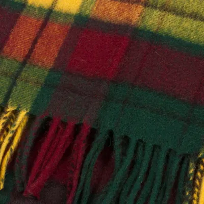 New Arrival Pure Lamb&prime;s Wool Scottish Tartan Check Scarf
