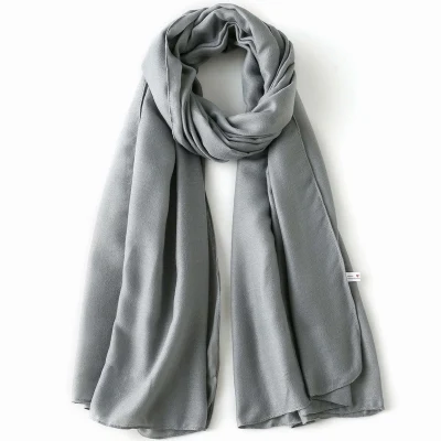 Classic Wholesale Spring Women Elegant Soft Cotton Scarves for Party