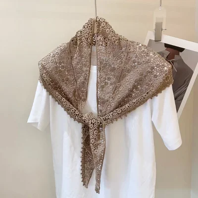  Triangle Silk Square Womens Classic Soft Solid Lightweight Oblong Shawl Scarf
