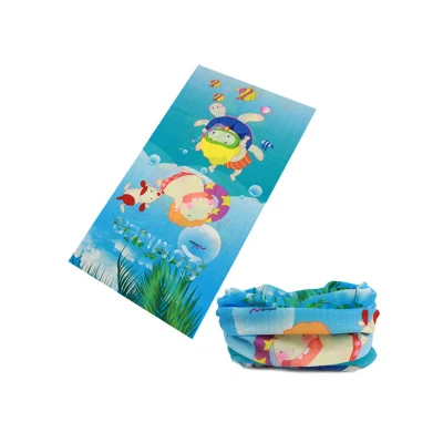 Customized Logo Printed Magic Scarf Multi Function Magic Scarf Seamless Tube Bandana