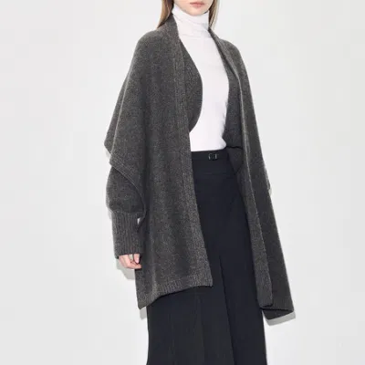 Merino Wool Cashmere Knitted Ladies Fashion Edge Rib Scarf Muffler Shawl