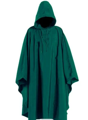 Top Quality Adult Reusable Hooded Polyester Rain Poncho
