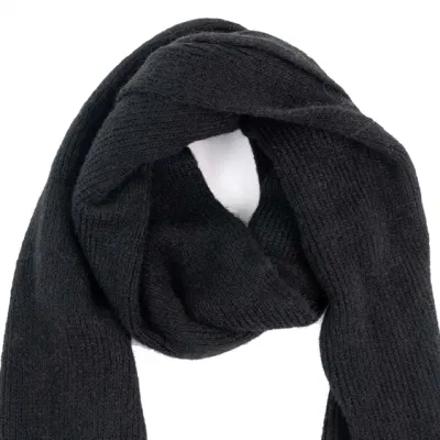 Custom Outfit Basic Accessory Women Men Spring Fall Thick Plain Striped Rib Cashmere Feel Chunky Fluffy Feather Cozy Cappa Tippet Turban Textural Scarf