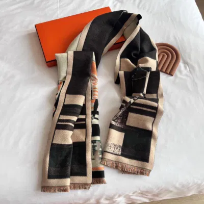 Cashew Gradient Scarf Fashion Pashmina Shawl Wholesale OEM ODM Fashion Designer Women Luxury Scarves Shawl Scarves