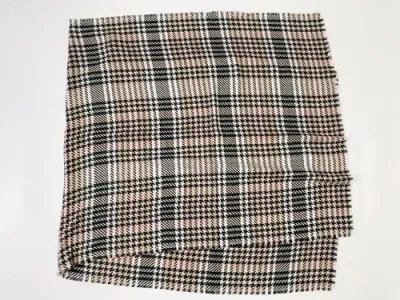 Ladies Fashion Soft Polyester/Viscose Check Pattern Light Brushed Warm Scarf /Poncho/Ruana/Shawl