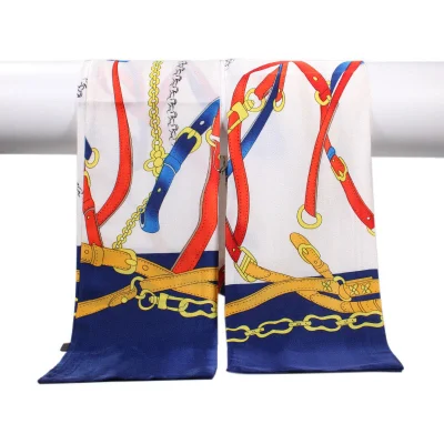 New Design Scarves Digtial Printing Long Silk Scarves for Women