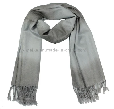 Fashion Two-Tone Pashmina Shawl Wrap Stock (YMKPS03)