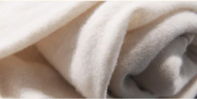 Solid Color Pure Wool /Cashmere Leisure Wrap Scarf