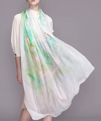 Custom Silk Chiffon Scarves Wholesale