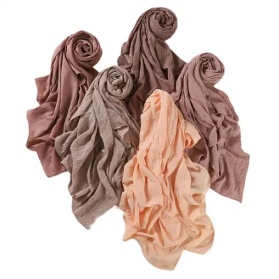  Hot Quality Polyester Long Neck Cotton Bandana Scarf Silk Scarves for Wowen