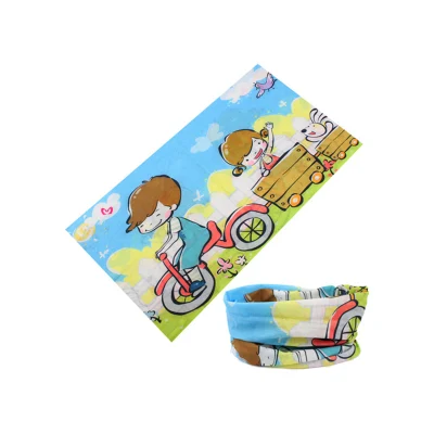 Customized Logo Printed Magic Scarf Multi Function Magic Scarf Seamless Tube Bandana