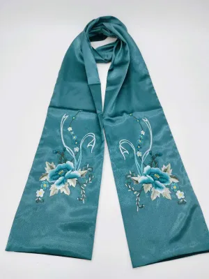 Fashionable Handmade Embroidery Scarf/Shawl (WJ-001)
