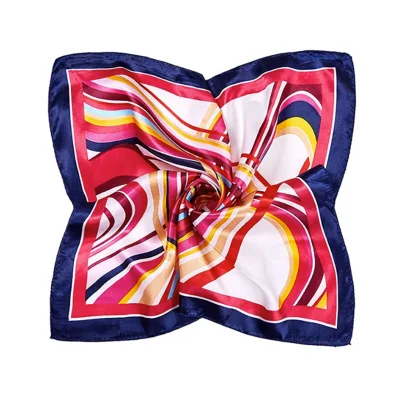 Luxury Print Square Shawl Wraps Beach Stoles Echarpe Silk Scarf for Women Neck Tie Female Hair Band Bag Head Kerchief