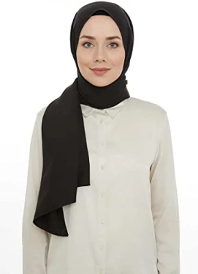 Camel Women&prime;s Long Warm&Wide Shawl Head Neck Solid Scarf