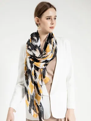 80X180cm Luxury Fashion Silk Scarf Shawls Silk Hijab Head Scarf Long Scarf