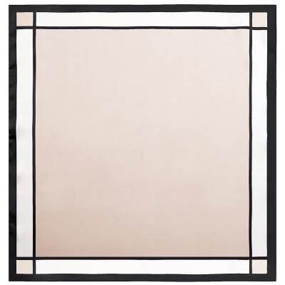 New Fashion Women Silk 60*60cm Square Chiffon Soft Digital Print Contrast Color Lady Scarf