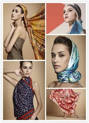 Popular Silk Printed Scarf