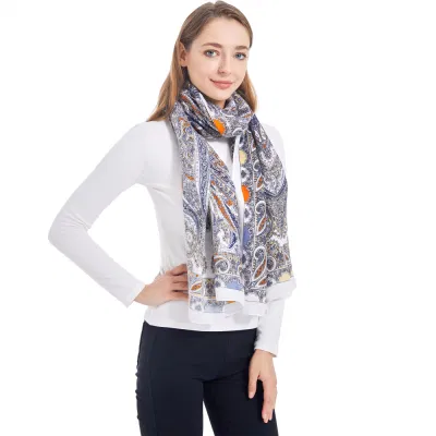 Wholesale Spring Fall Classical Ethnic Paisley Ladies Scarves and Wraps