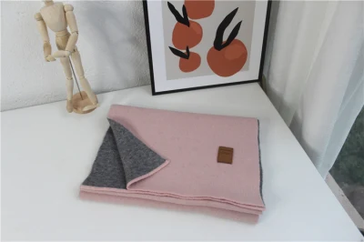 Solid Customized Winter Long Fashion Simple Cotton Scarf