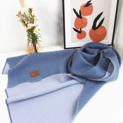 Solid Customized Winter Long Fashion Simple Cotton Scarf