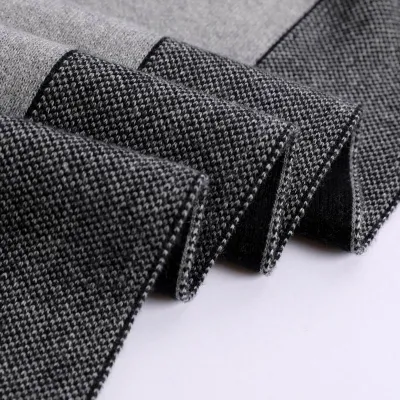 Super Soft Fashion Men Pure Wool Checked Tartan Scarf