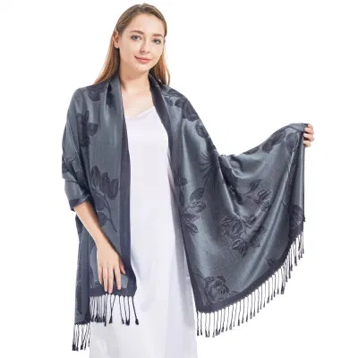 Wholesale Ladies Paisley Floral Print Blanket Pashmina Scarf Shawl Wrap
