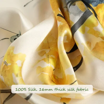 Hot Sale Double-Sided Silk Satin Long Silk Scarf Custom Size Scarf