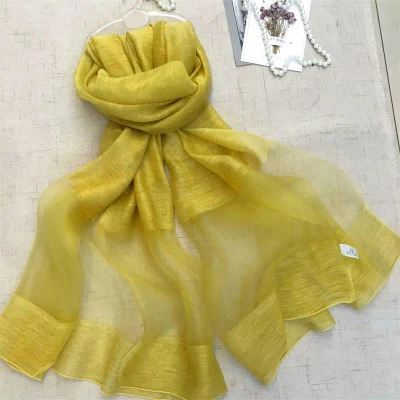 Wool-Blend Scarf Wool &amp; Silk Blend Scarf