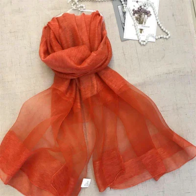 Wool-Blend Scarf Wool &amp; Silk Blend Scarf