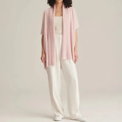 Autumn Winter Natural Cashmere Fiber Knitted Ladies Open-Neck Poncho
