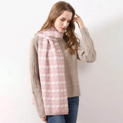 Super Soft Chunky Natural Merino Wool Scarf for Women