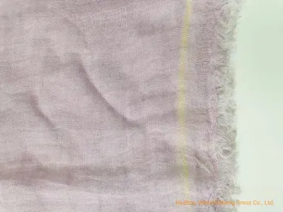 Ladies 100%Linen Scarf Spring Summer Shawl Autumn Fashion Stripe Poncho Scarf