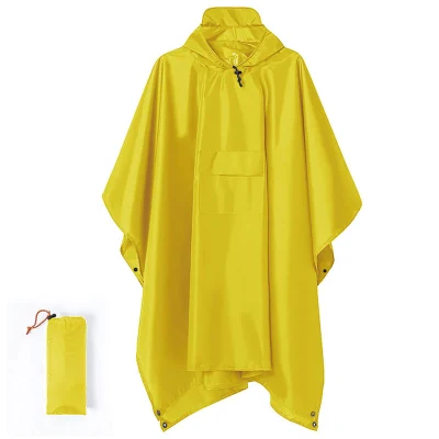 Lightweight Raincoat Adult Hooded Poncho