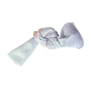 Summer New Pure Silk Scarf Thin Breathable Custom Scarf Beveled Edge Shawls for Ladies