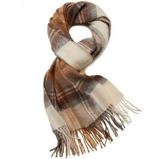 Classic Scotch 100% Pure Cashmere Wool Rws Scottish Plaid Scarve Unisex Scarf