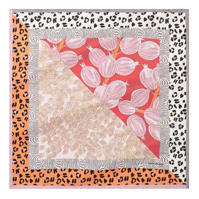 Wholesale 6A Grade Mulberry Silk Hot Sale Machine Hem Silk Head Scarf of Custom Box
