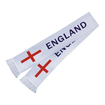 Customized Printed Design Scarf 100% Polyester/Knitted Polyester/Satin/Wool Football Scarf Customization