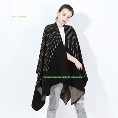 Western National Wind Cape Fashion Scarf Lady Cashmere Shawl Winter