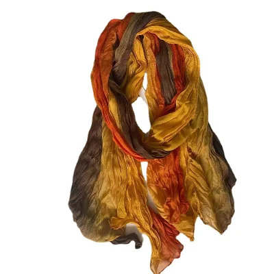 2024 Crinkle Scarves for Women Muslim Hijabs Shawls and Scarves